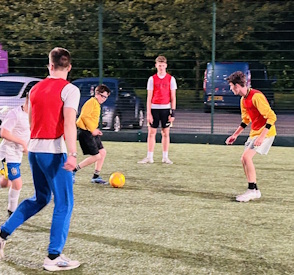 The 5th Senior team in action