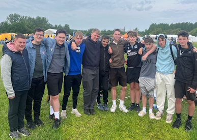 the boys & staff from Scotland