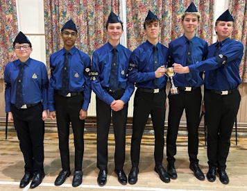 The Winning 5th A drill squad