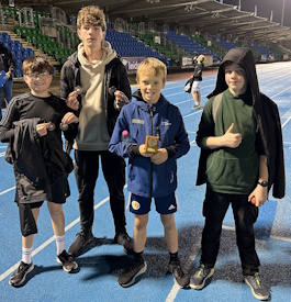 The 5th boys with their medals